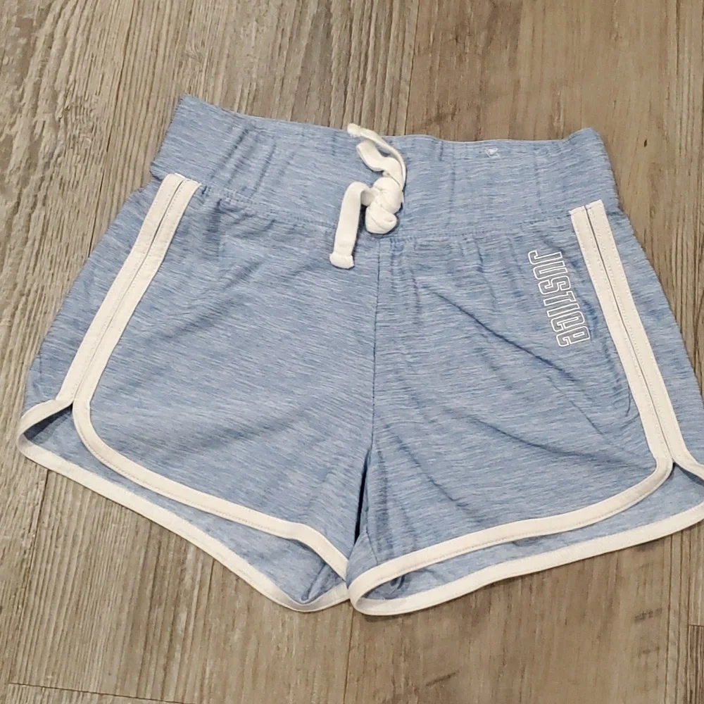 Justice Sporty Tank Top with Built in Bra and Matching Shorts Set Size 8